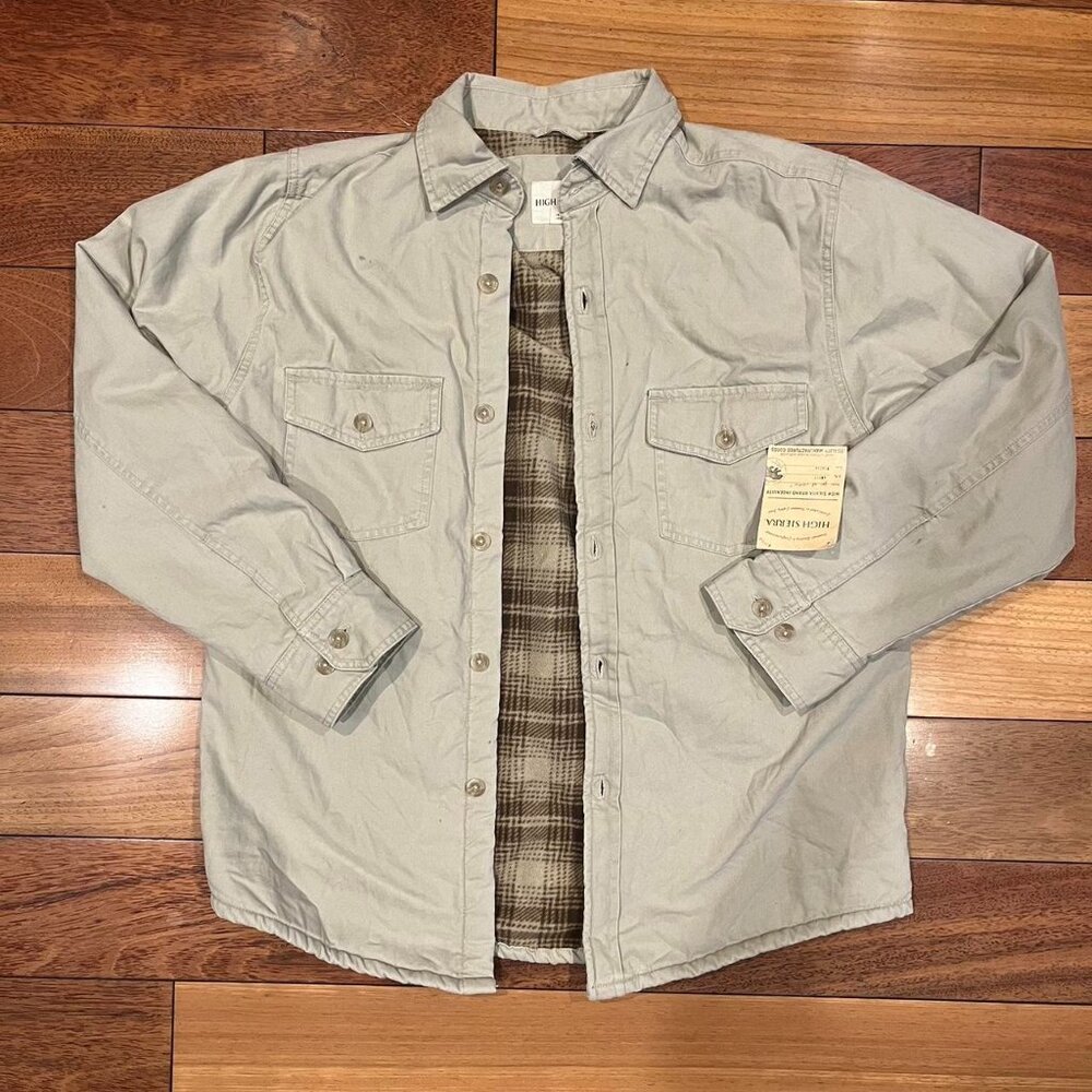 Vintage High Sierra Shirt Jacket Fleece Lined - Small
